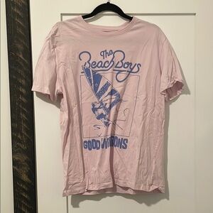Pink Beach Boys Graphic T-Shirt